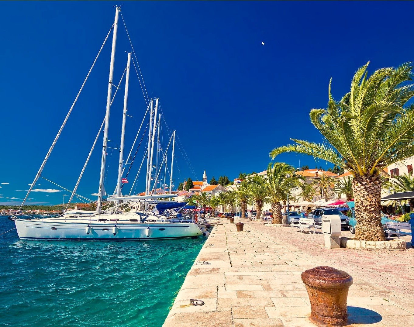 Town pier in Sali village