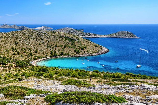 Kornati catamaran itinerary